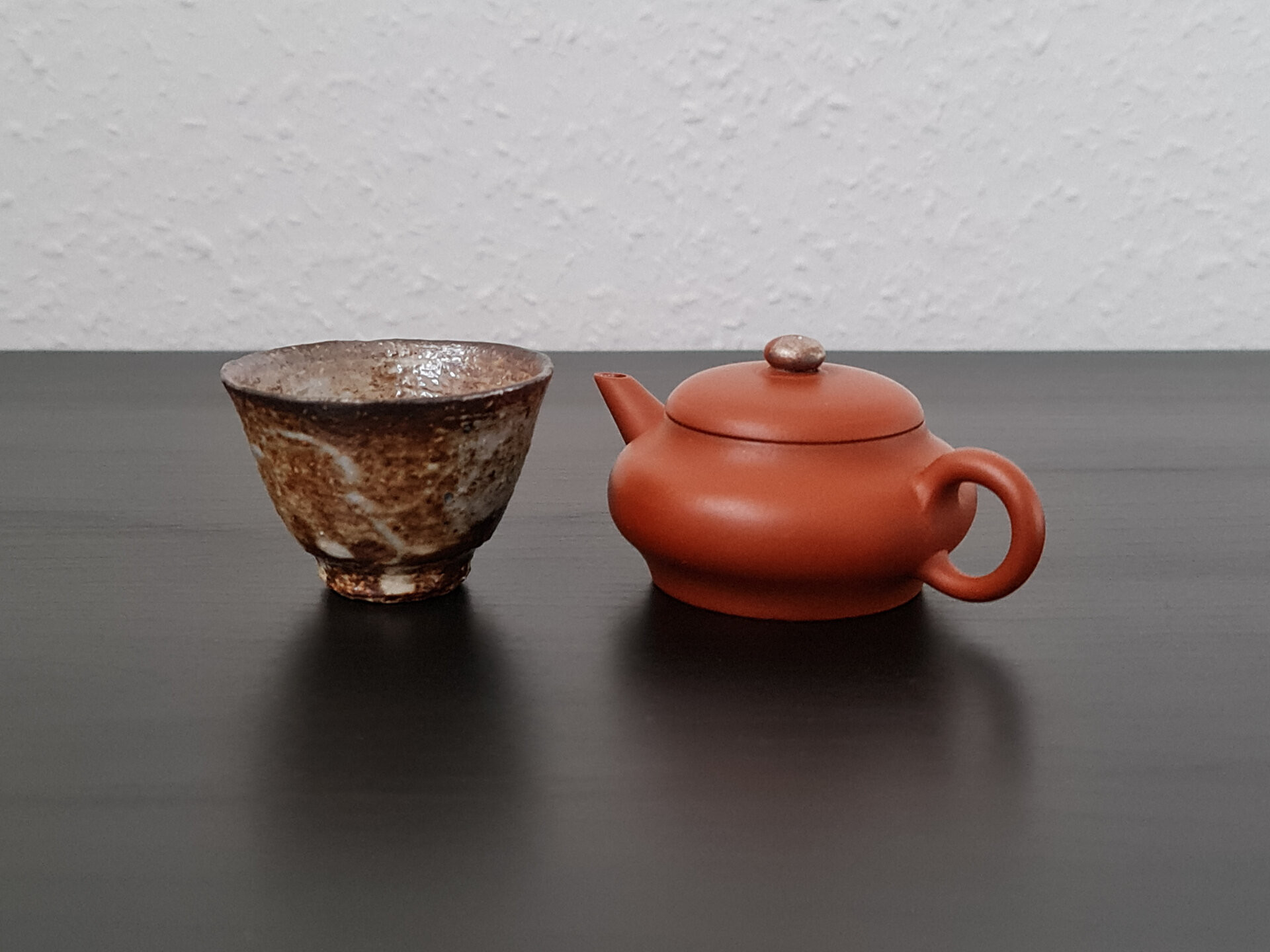 Antikes Zhuni Biandeng Hu Yixing mit Gintsugi Reparatur